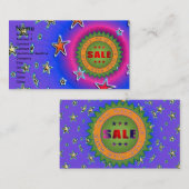 Carte de visite Sticker à vendre (Devant / Derrière)