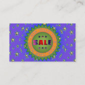 Carte de visite Sticker à vendre (Dos)