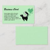 Carte De Visite Stinky Love Skunk (Devant / Derrière)