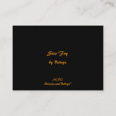 Carte De Visite Stir Fry ATC (Dos)