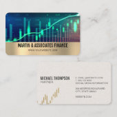 Carte De Visite Stock Tech | Finance  (Devant / Derrière)