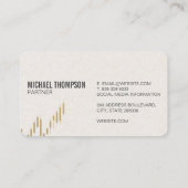 Carte De Visite Stock Tech | Finance  (Dos)