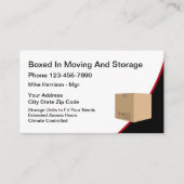 Carte De Visite Stockage autonome et déménagement (Devant)