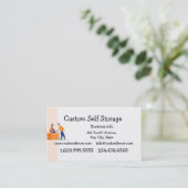 Carte De Visite Stockage autonome personnalisé (Debout devant)