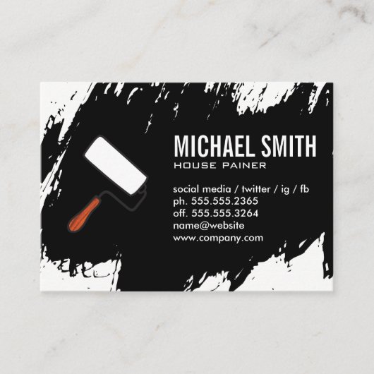 Carte De Visite Stocks de peinture (Devant)