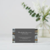 Carte De Visite Stone Trim | Agent immobilier (Debout devant)