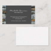 Carte De Visite Stone Trim | Agent immobilier (Devant / Derrière)