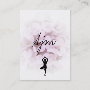 Carte De Visite Stones & Flowers Yoga