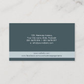 Carte De Visite Stones Zen - harmonie et tranquillité (Dos)