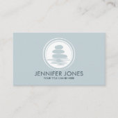 Carte De Visite Stones Zen - harmonie et tranquillité (Devant)