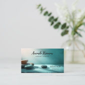 Carte De Visite Stones Zen Stones empilées Massage (Debout devant)