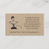 Carte De Visite Stork Doula Ou Midwoman Kraft (Dos)