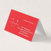Carte de visite Stork Speed Liner (Dos)