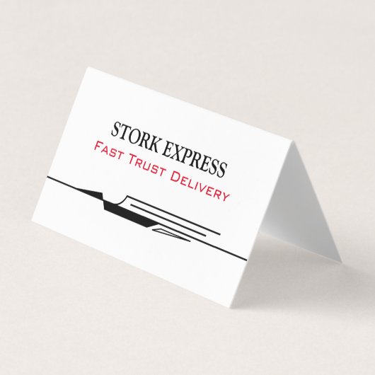 Carte de visite Stork Speed Liner (Devant)