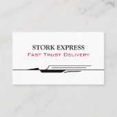 Carte De Visite Stork Speed Liner Business Card (Devant)