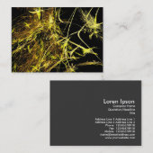 Carte De Visite Strands d'or fractal (Devant / Derrière)