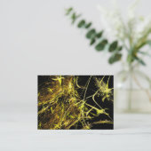 Carte De Visite Strands d'or fractal (Debout devant)