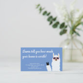 Carte De Visite Stratégie de commercialisation de l'évaluation de  (Debout devant)