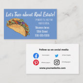 Carte De Visite Stratégie de commercialisation de l'évaluation des (Devant / Derrière)