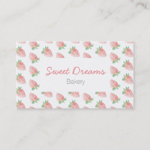 Carte De Visite Strawberry business card