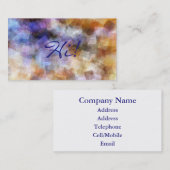 CARTE DE VISITE STREAM D'ÉTÉ (Devant / Derrière)