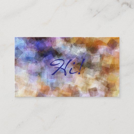 CARTE DE VISITE STREAM D'ÉTÉ (Devant)