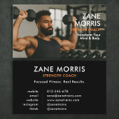 Carte De Visite Strength Coach