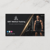 Carte De Visite Strength Coach | Luxury Fitness (Devant)