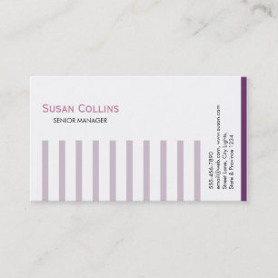 Carte De Visite Stried Simple Moderne Élégant Professionnel