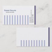 Carte De Visite Stried Simple Moderne Élégant Professionnel (Devant / Derrière)