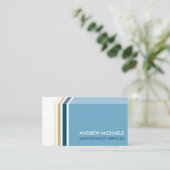 Carte De Visite STRIPE 3D MODERNE SIMPLE tendance masculine bold b (Debout devant)