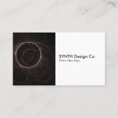 Carte De Visite Strong Artistic Modern Abstract Graphic Clean (Dos)