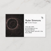 Carte De Visite Strong Artistic Modern Abstract Graphic Clean (Devant)