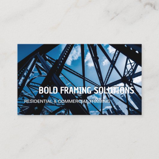 Carte De Visite Structure (Devant)