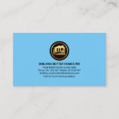 Carte De Visite Structure de construction créative (Dos)