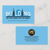 Carte De Visite Structure de construction créative (Devant / Derrière)