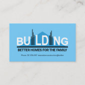 Carte De Visite Structure de construction créative (Devant)