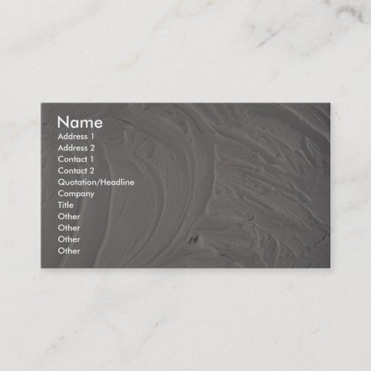 Carte De Visite Stuc (Devant)