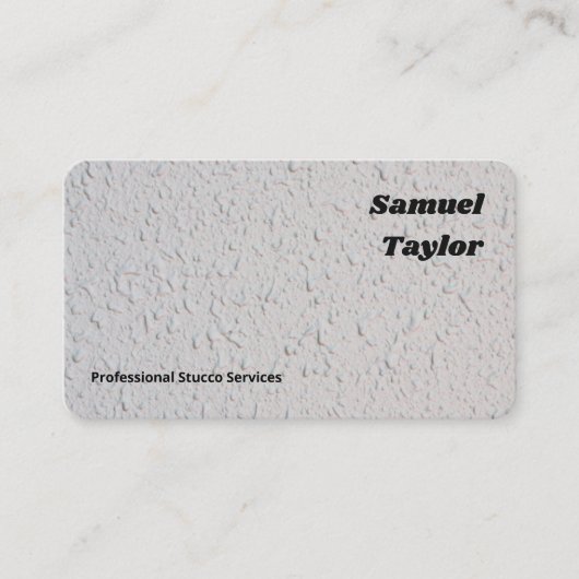 Carte De Visite Stucco (Devant)