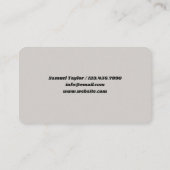 Carte De Visite Stucco (Dos)