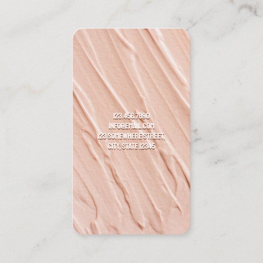 Carte De Visite Stucco (Dos)