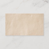 Carte De Visite Stucco Business Card Plastering (Dos)