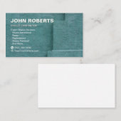 Carte De Visite Stucco Construction (Devant / Derrière)