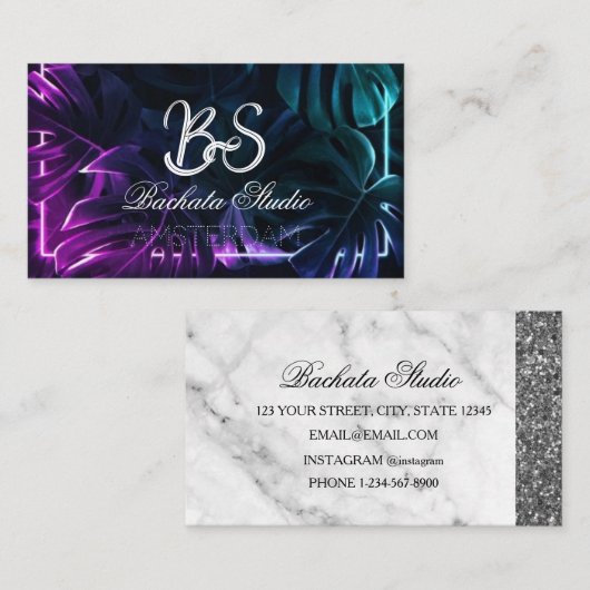 Carte De Visite Studio Bachata (Devant / Derrière)