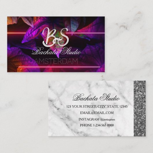 Carte De Visite Studio Bachata (Devant / Derrière)