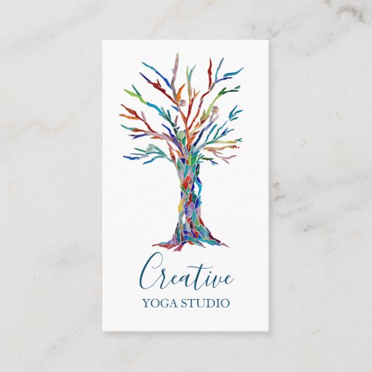 Carte De Visite Studio Botanique De Yoga (Devant)