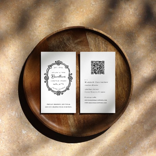 Carte De Visite Studio Créatif | Marque artisanale et visuelle