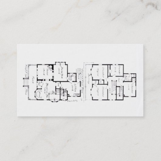 Carte De Visite Studio d'architecture (Dos)