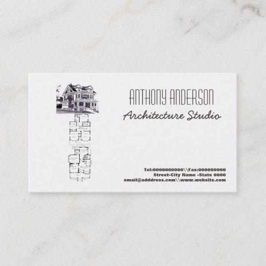 Carte De Visite Studio d'architecture (Devant)