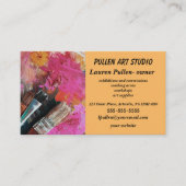 Carte De Visite Studio d'art modifiable (Devant)